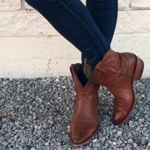 Tecovas “The Penny” Western Boots in Bourbon Calf